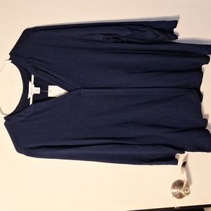 Women's Liz Claiborne 3/4 sleeve top, XL, Navy